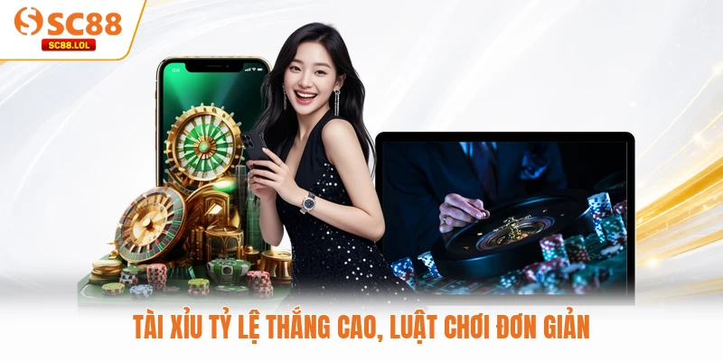 Live Casino SC88 - Nền Tảng Cá Cược Đỉnh Cao Hiện Nay Tài xỉu tỷ lệ thắng cao, luật chơi đơn giản
